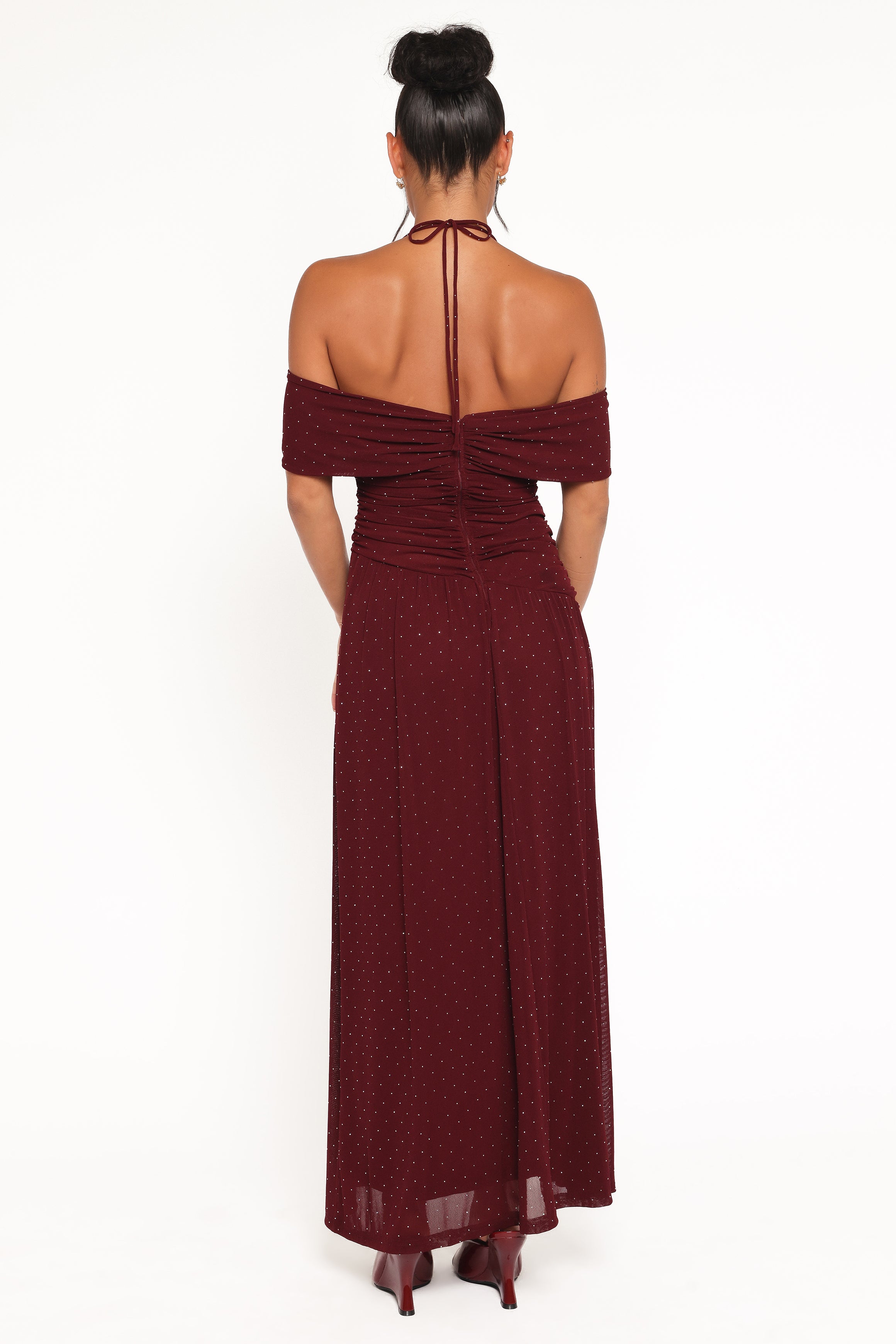 Petal and Pup USA DRESSES Mayven Maxi Dress - Burgundy