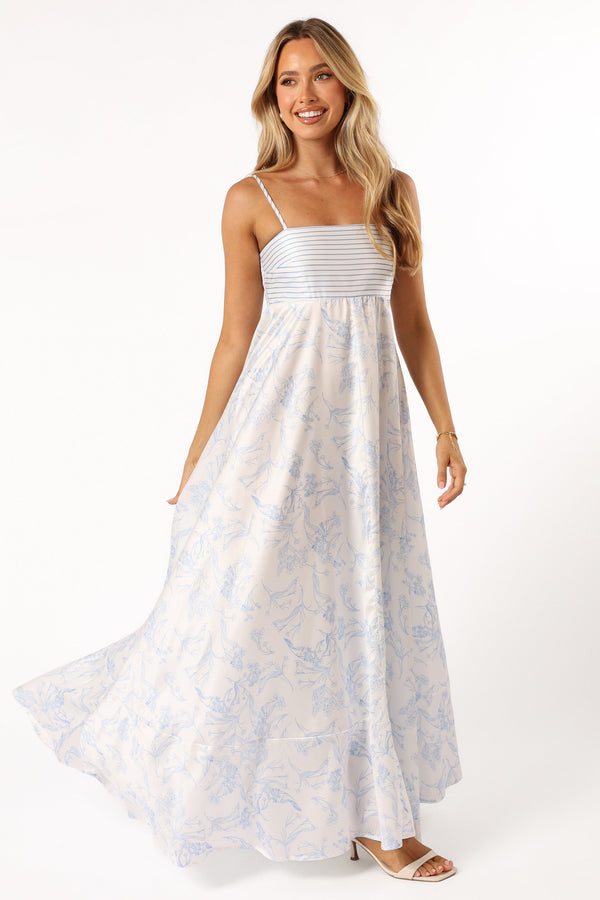 Petal and Pup USA DRESSES Mckay Maxi Dress - Blue