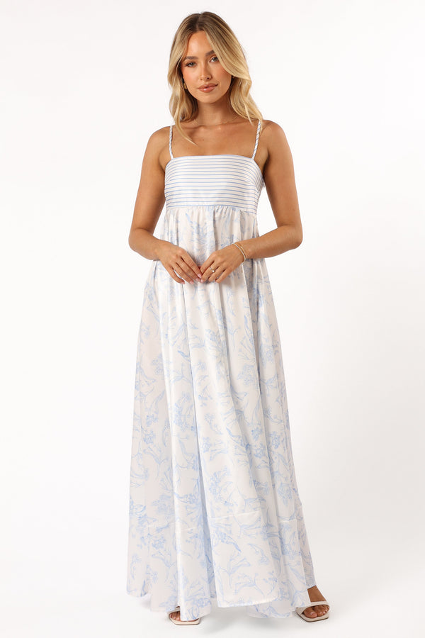 Petal and Pup USA DRESSES Mckay Maxi Dress - Blue