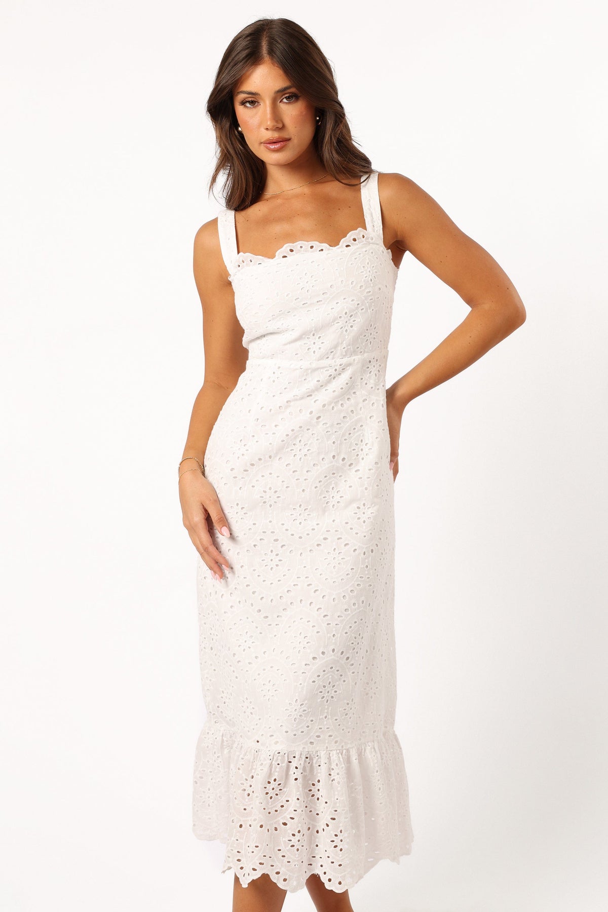 ivory lace midi dress Meadow Sophisticated with just the Size:7 US - 40 EU Black dress with sleeves, Price Range 3500-5000