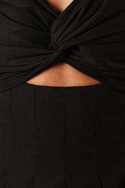 Petal and Pup USA DRESSES Mellie Midi Dress - Black