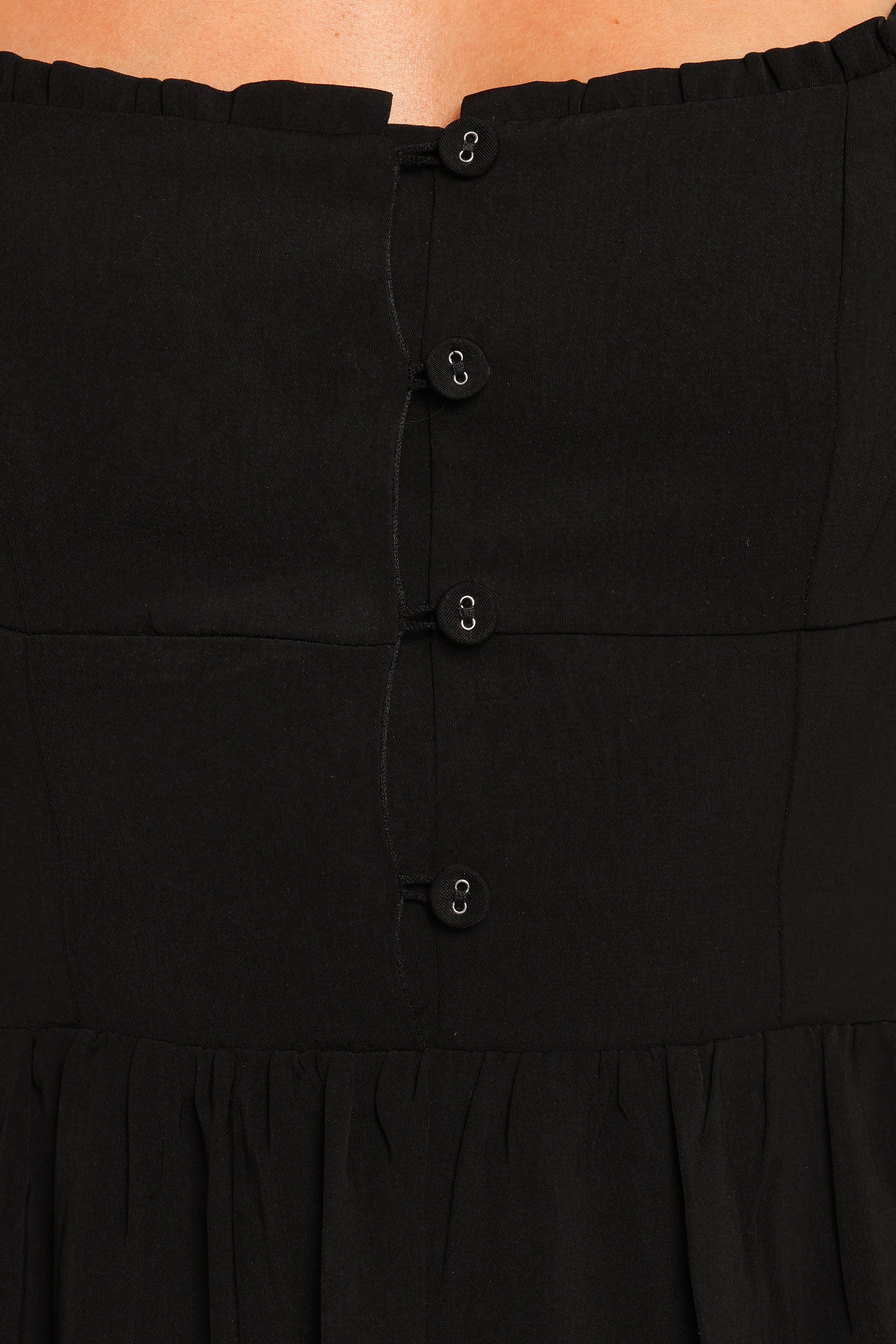 Petal and Pup USA DRESSES Melrose Midi Dress - Black