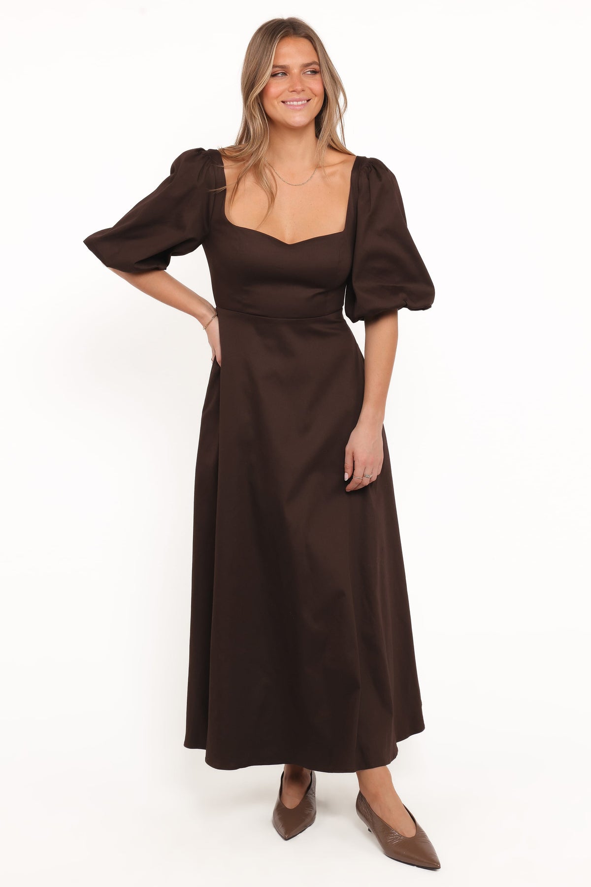 Petal and Pup Women's Merlena Maxi Dress - Chocolate 8 Petal and Pup Women's Merlena Maxi Dress - Chocolate 8