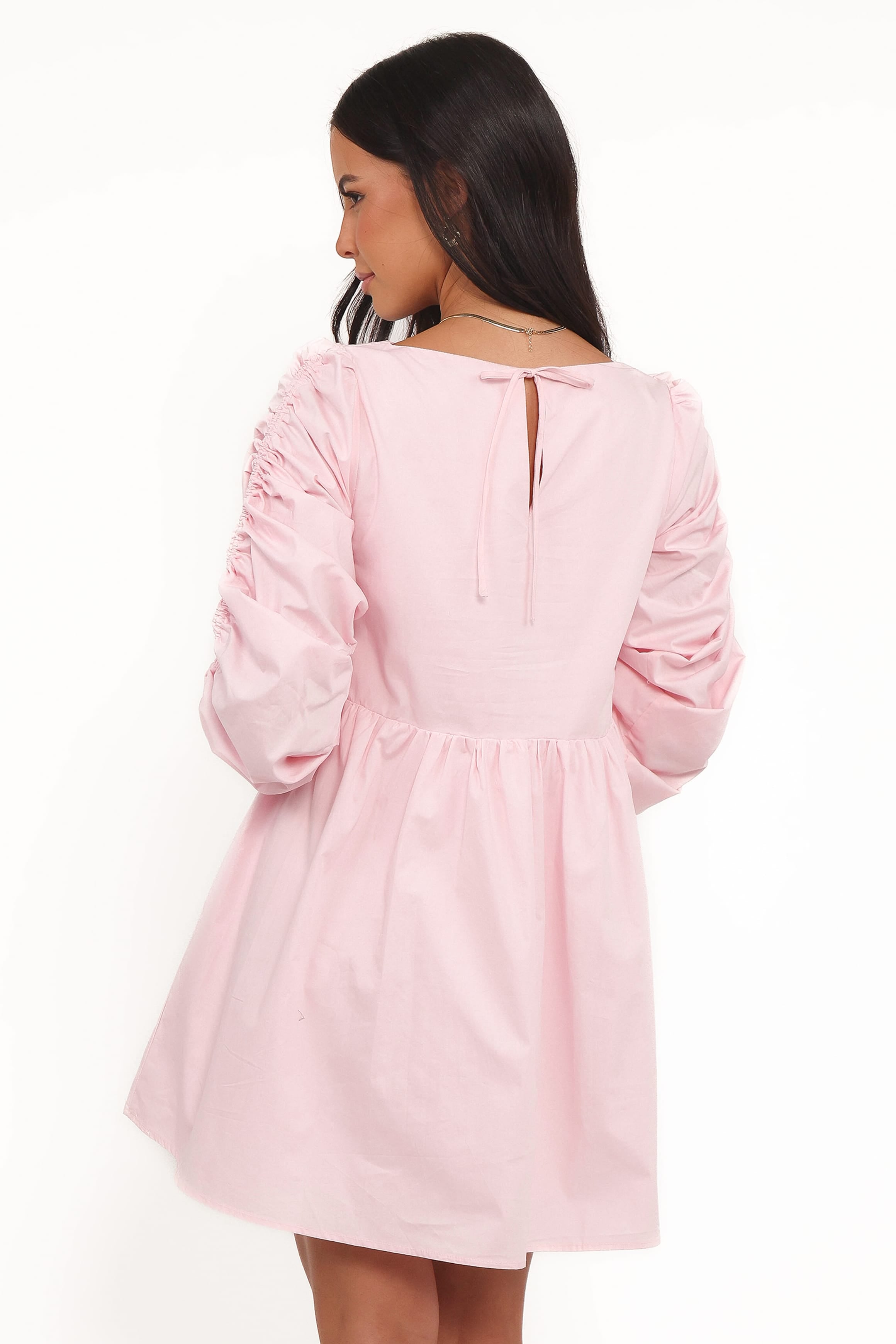 Micaela Long Sleeve Mini Dress - Pink | Petal & Pup USA