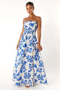 Petal and Pup USA DRESSES Mikaela Maxi Dress - Botanica Print