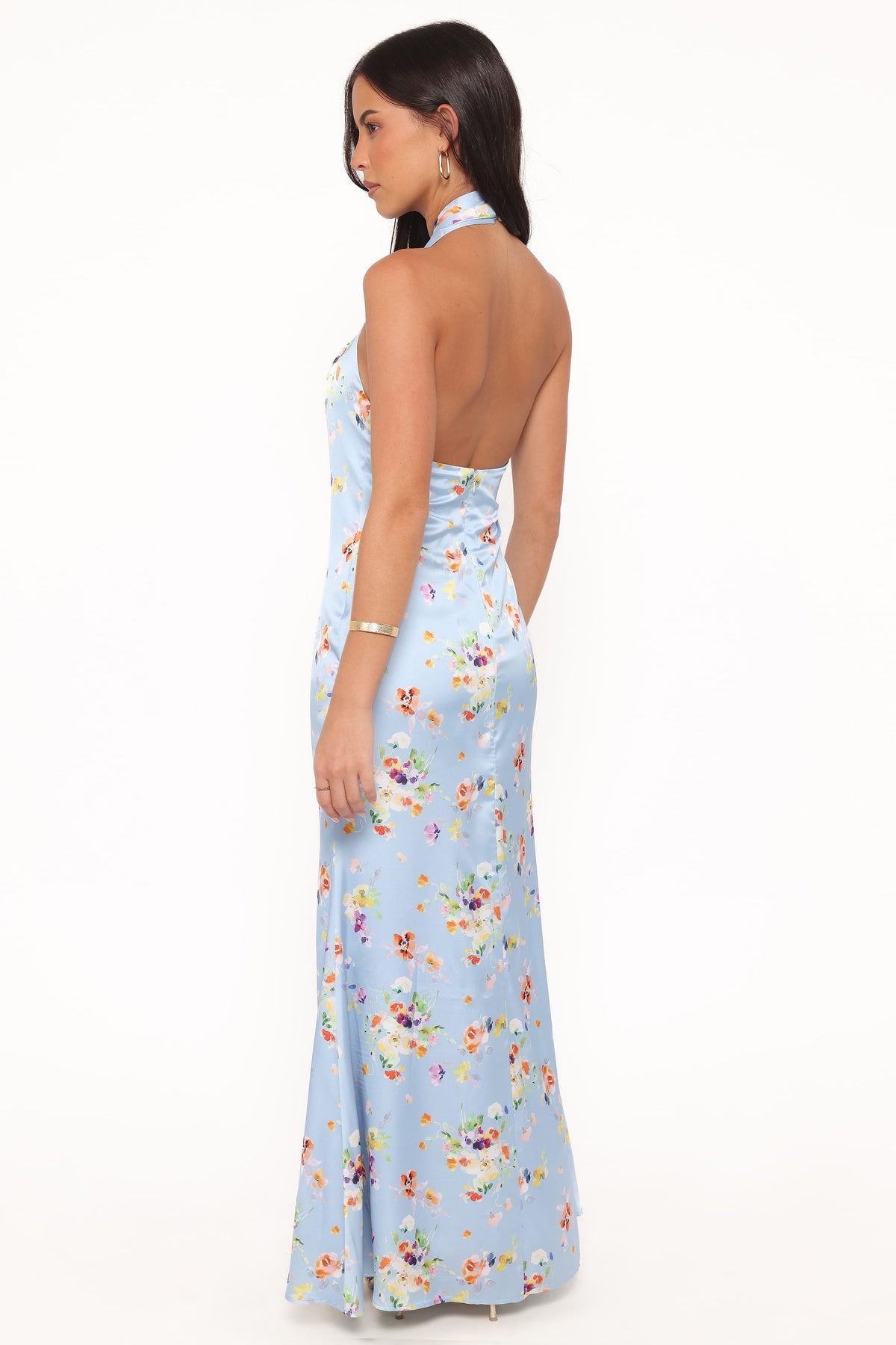 Mila Halterneck Maxi Dress - Cornflower Blue Floral | Petal & Pup USA Mila Halterneck Maxi Dress - Cornflower Blue Floral | Petal & Pup USA