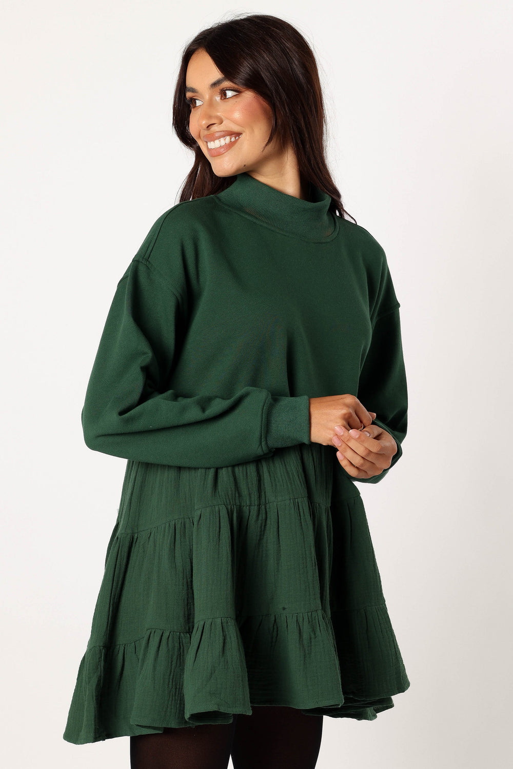 Hunter Green Sweater Dress