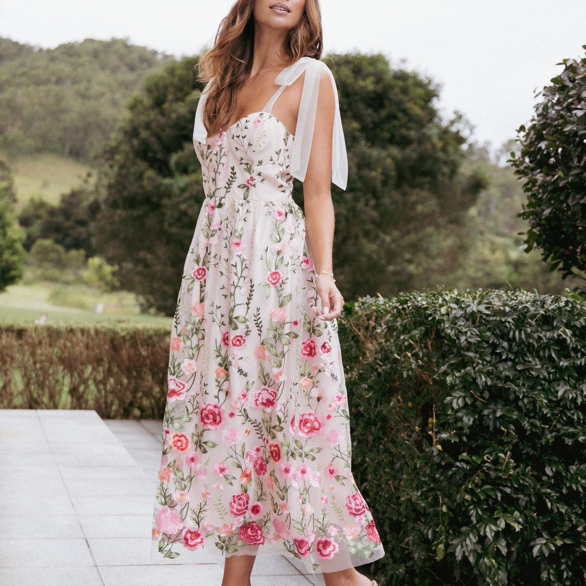 Mirabel Midi Dress - Multi Floral | Petal & Pup USA