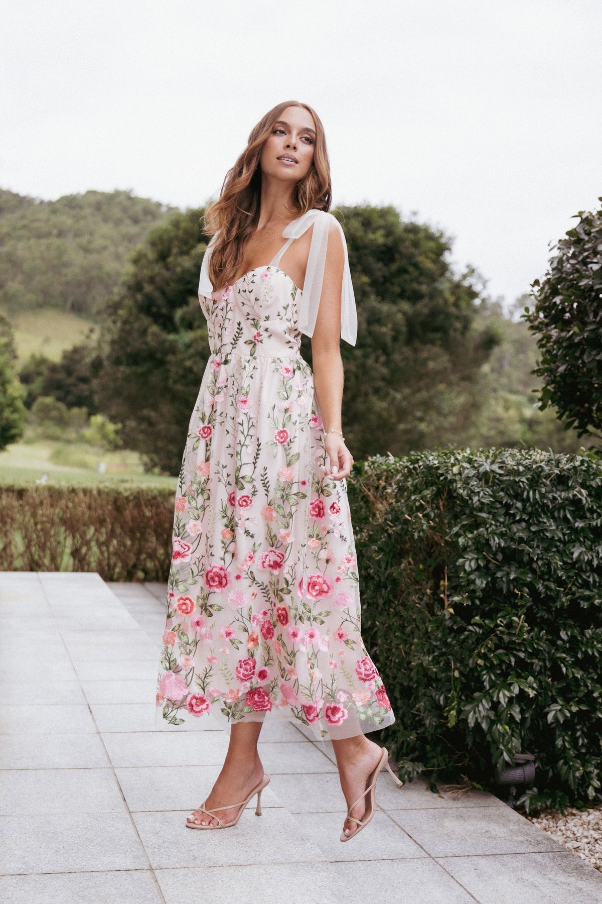 Mirabel Midi Dress - Multi Floral | Petal & Pup USA Mirabel Midi Dress - Multi Floral | Petal & Pup USA