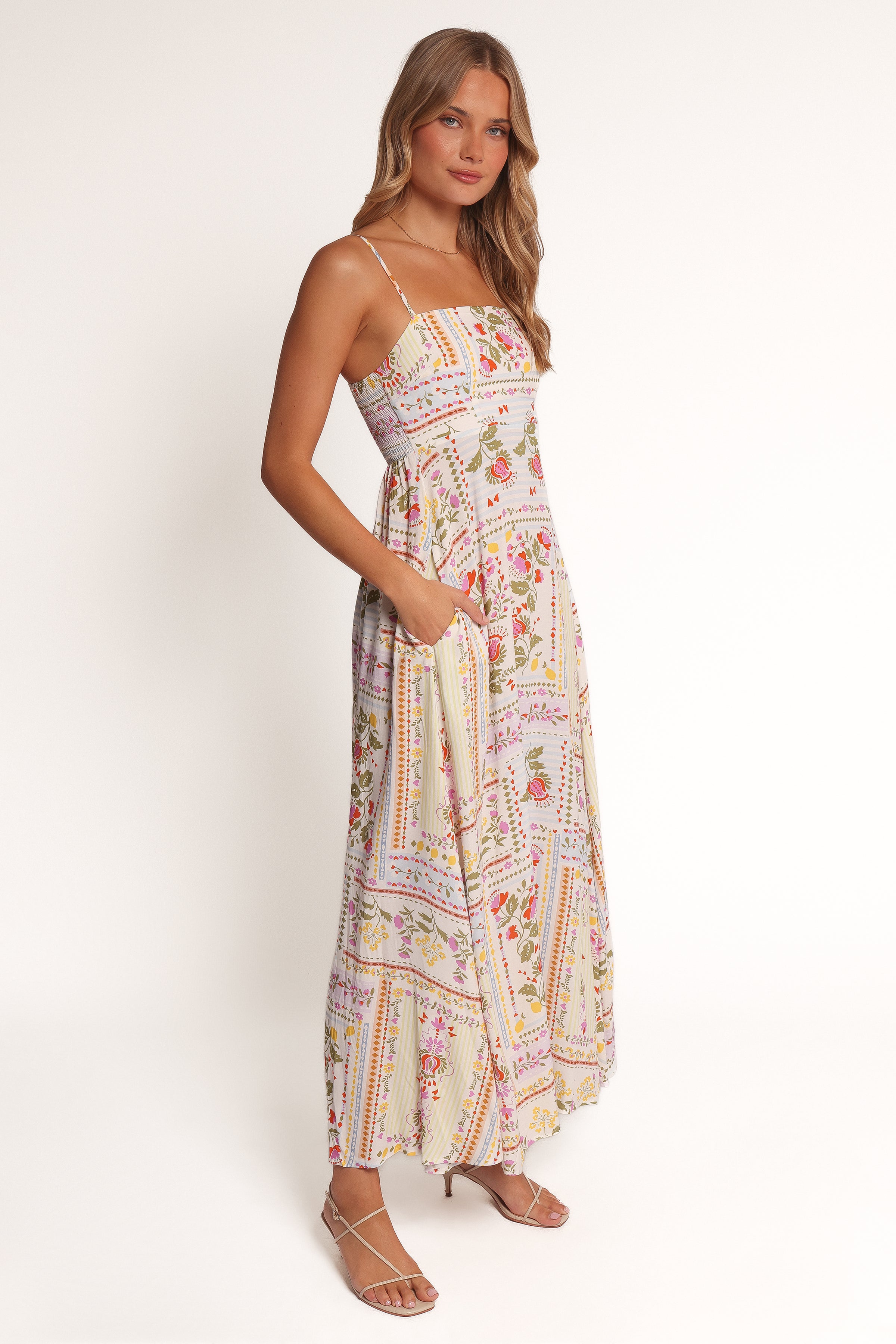Petal and Pup USA DRESSES Mireille Maxi Dress - Multi Floral