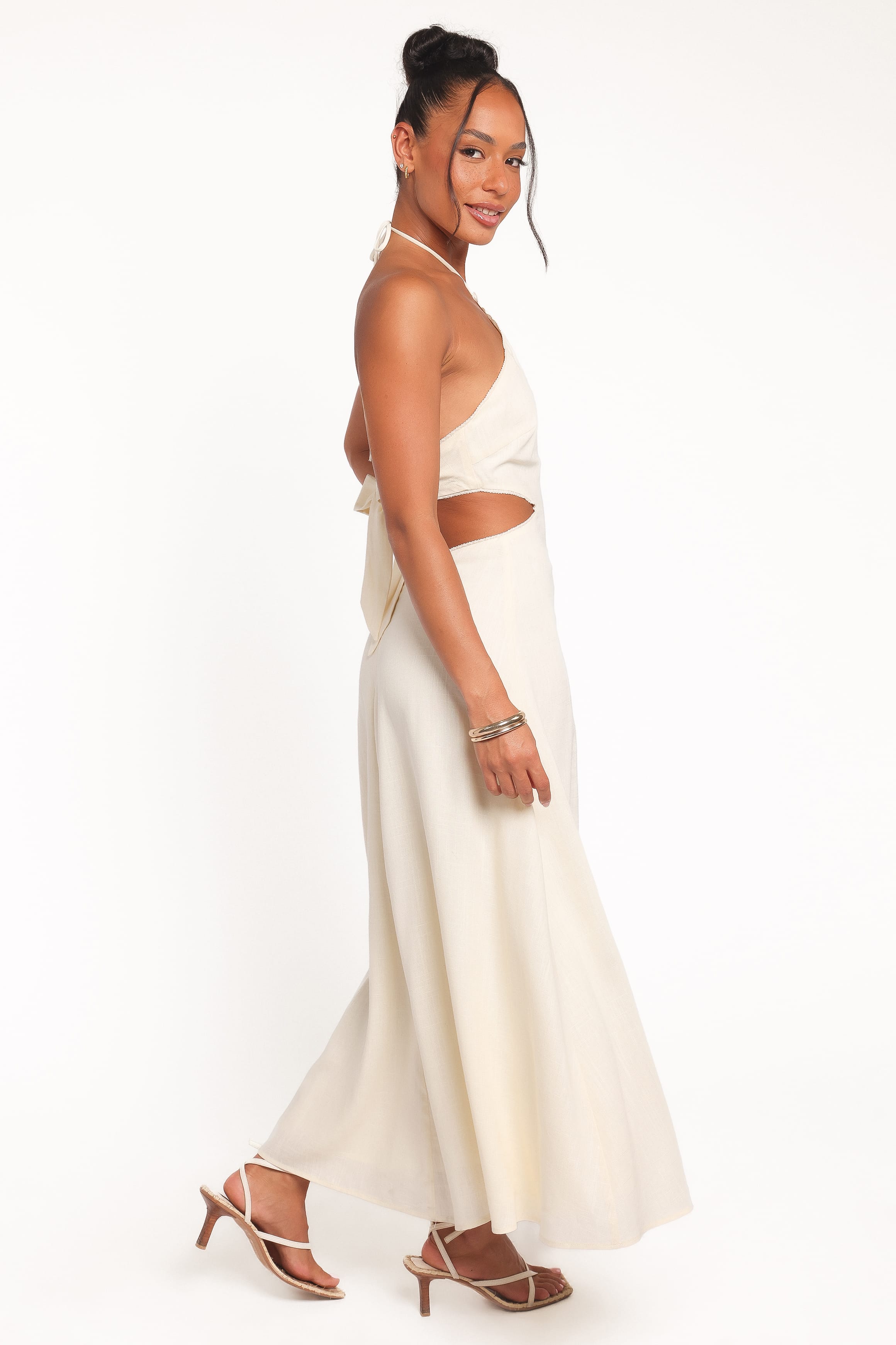 Petal and Pup USA DRESSES Mirielle Midi Dress - Yellow