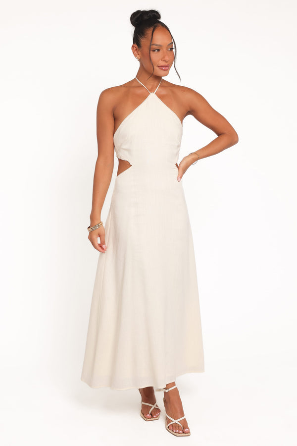 Petal and Pup USA DRESSES Mirielle Midi Dress - Yellow