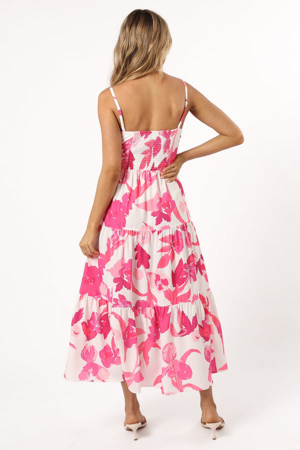 Petal and Pup USA DRESSES Monika Maxi Dress - Pink Floral