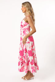 Petal and Pup USA DRESSES Monika Maxi Dress - Pink Floral