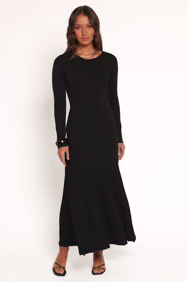 Petal and Pup USA DRESSES Monty Knit Dress - Black