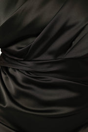 Petal and Pup USA DRESSES Nadia One Shoulder Maxi Dress - Black