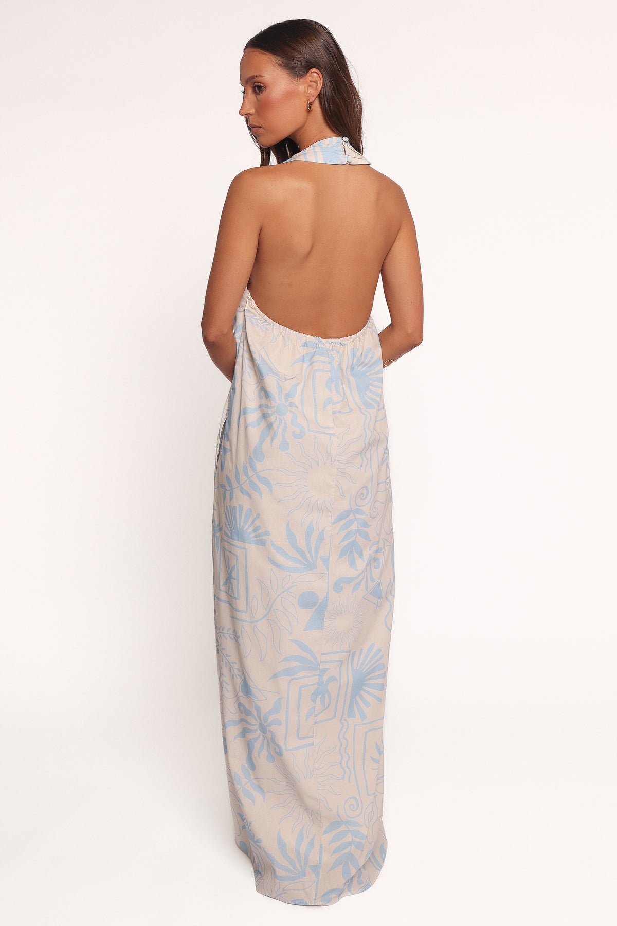 Petal and Pup Women's Naida Maxi Dress - Blue Soleil