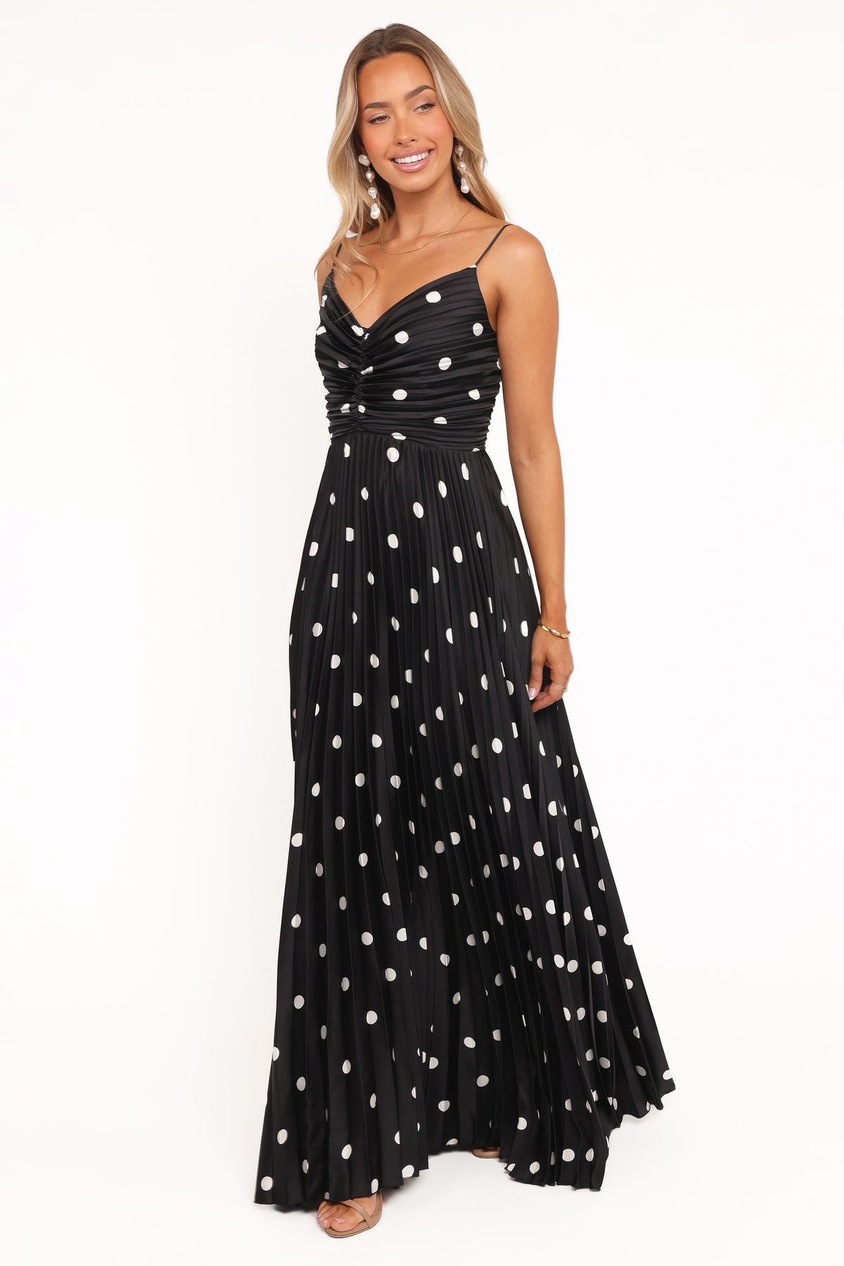 Petal and Pup Women's Naira Pleated Maxi Dress