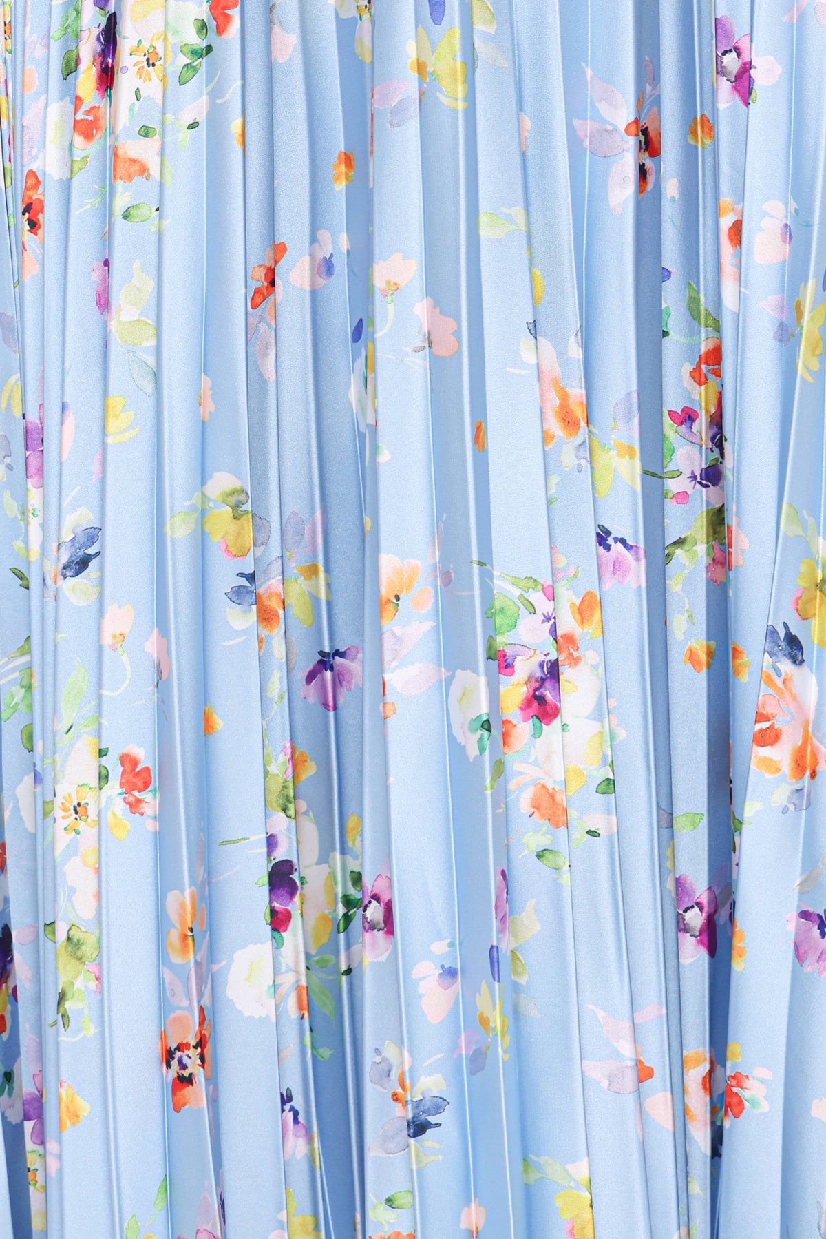 Naira Pleated Maxi Dress - Cornflower Blue Floral | Petal & Pup USA Naira Pleated Maxi Dress - Cornflower Blue Floral | Petal & Pup USA