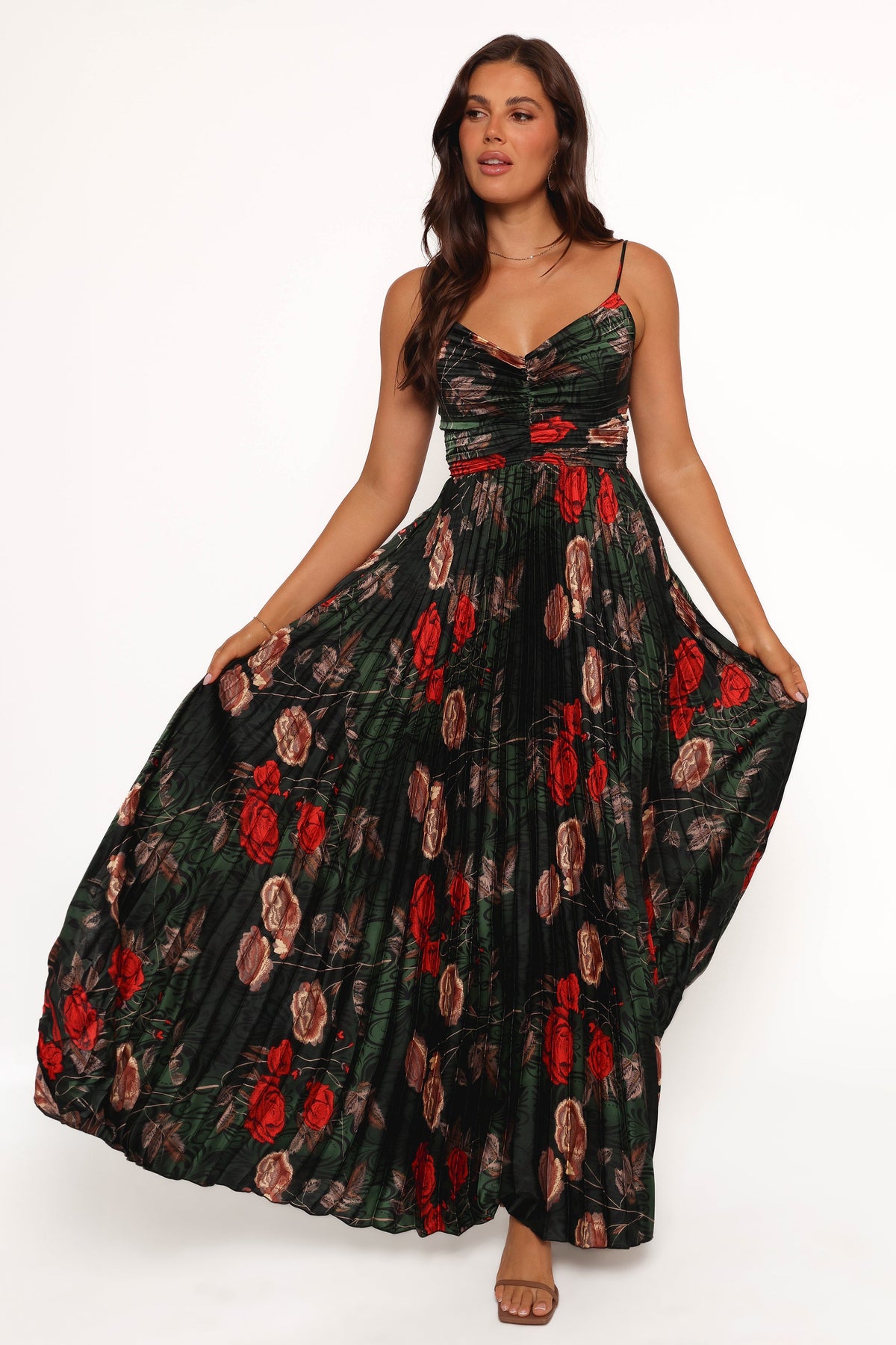 Petal and Pup Naira Pleated Maxi Dress