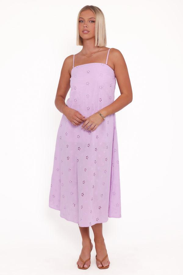 Petal and Pup USA DRESSES Narcissa Strapless Maxi Dress - Lilac (Hold for Amazon)