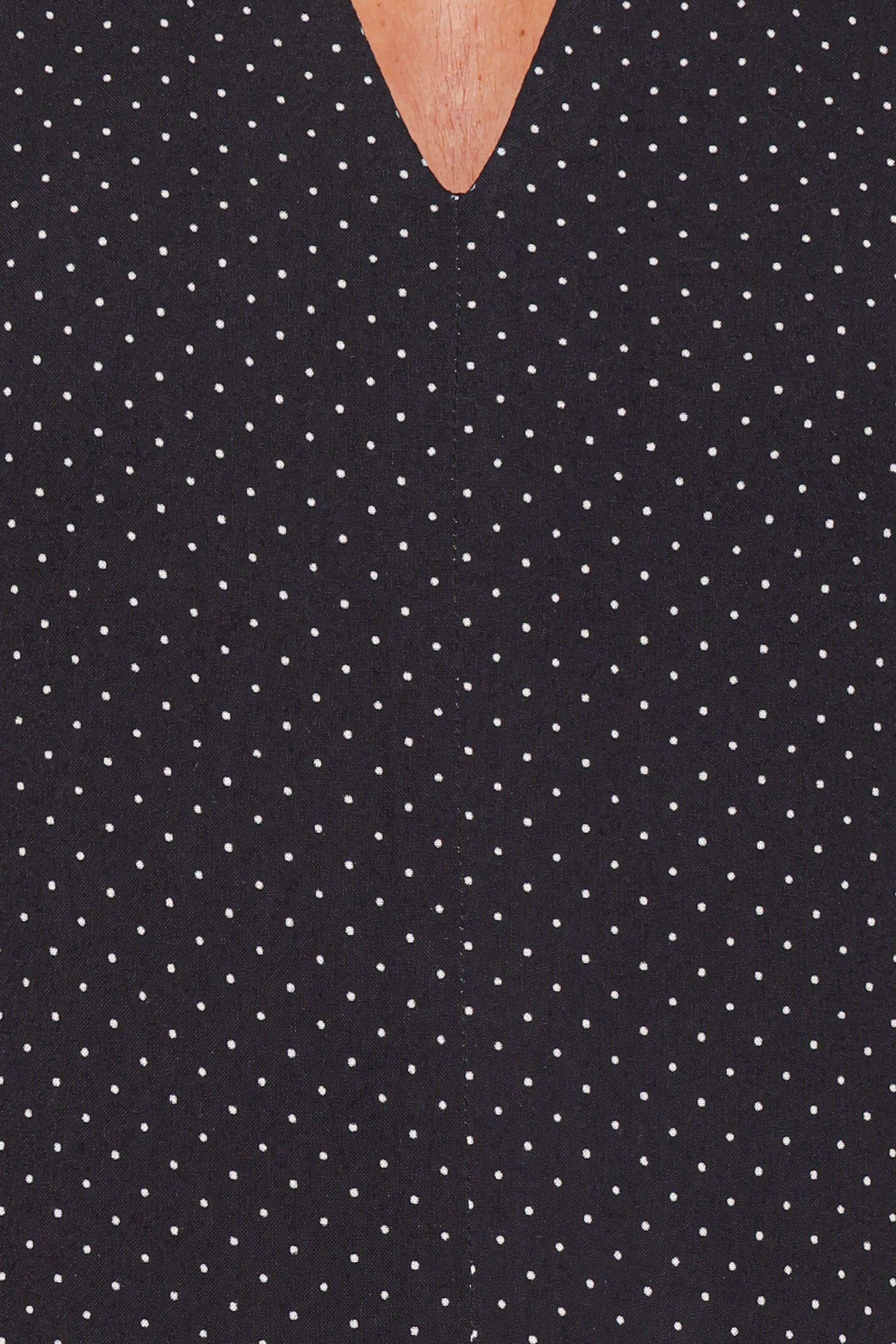 Petal and Pup USA DRESSES Natalie Halterneck Maxi Dress - Black Polka Dot