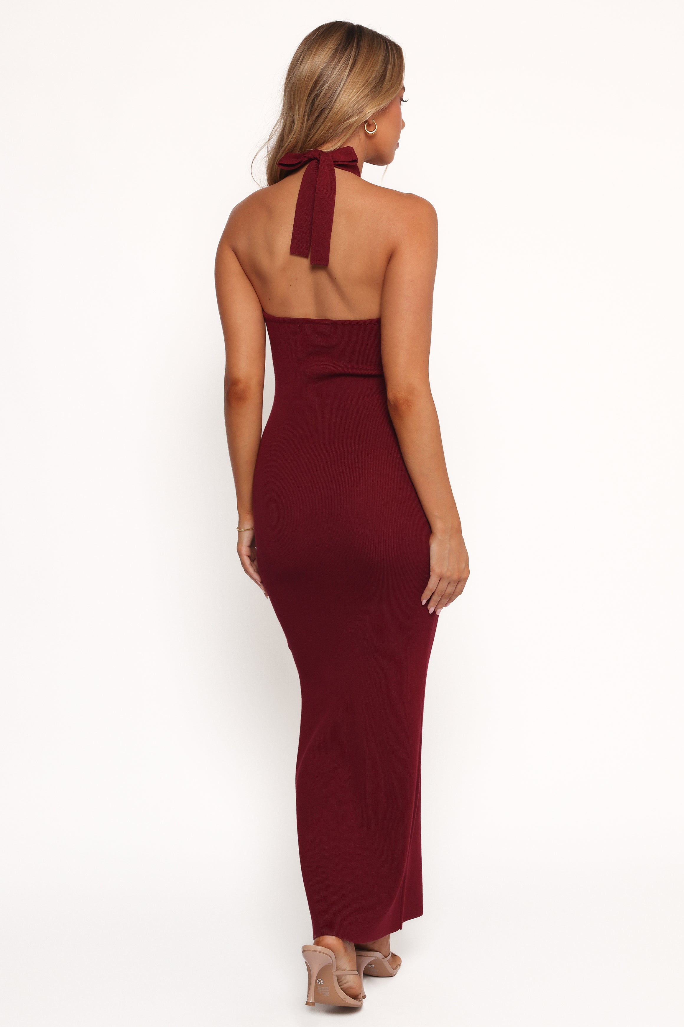 Petal and Pup USA DRESSES Nessa Midi Dress - Dark Cherry