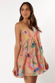 Petal and Pup USA DRESSES Nida One Shoulder Dress - Multi