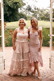 Petal and Pup USA DRESSES Novella Midi Dress - Pink
