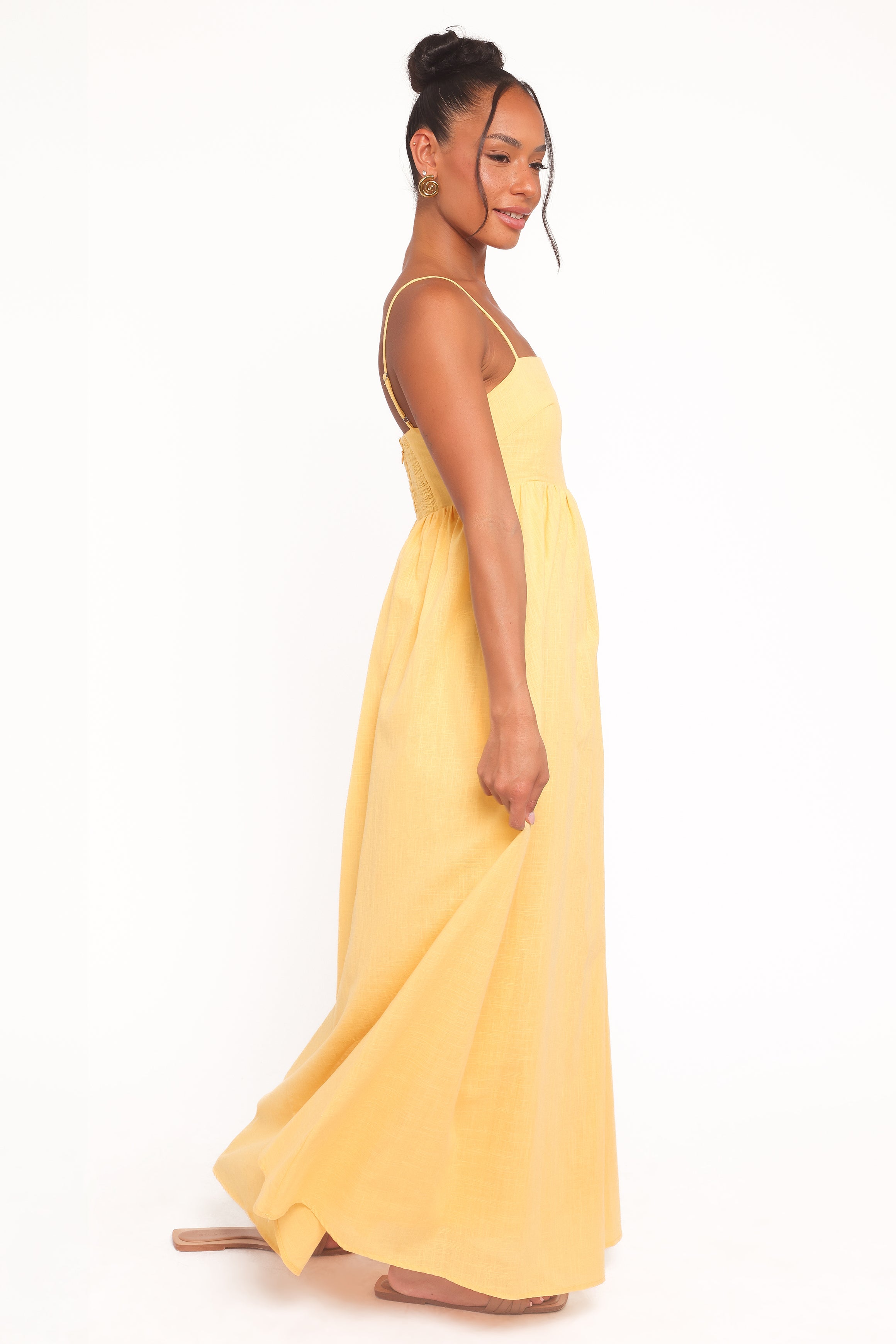 Petal and Pup USA DRESSES Odessa Maxi Dress - Mango