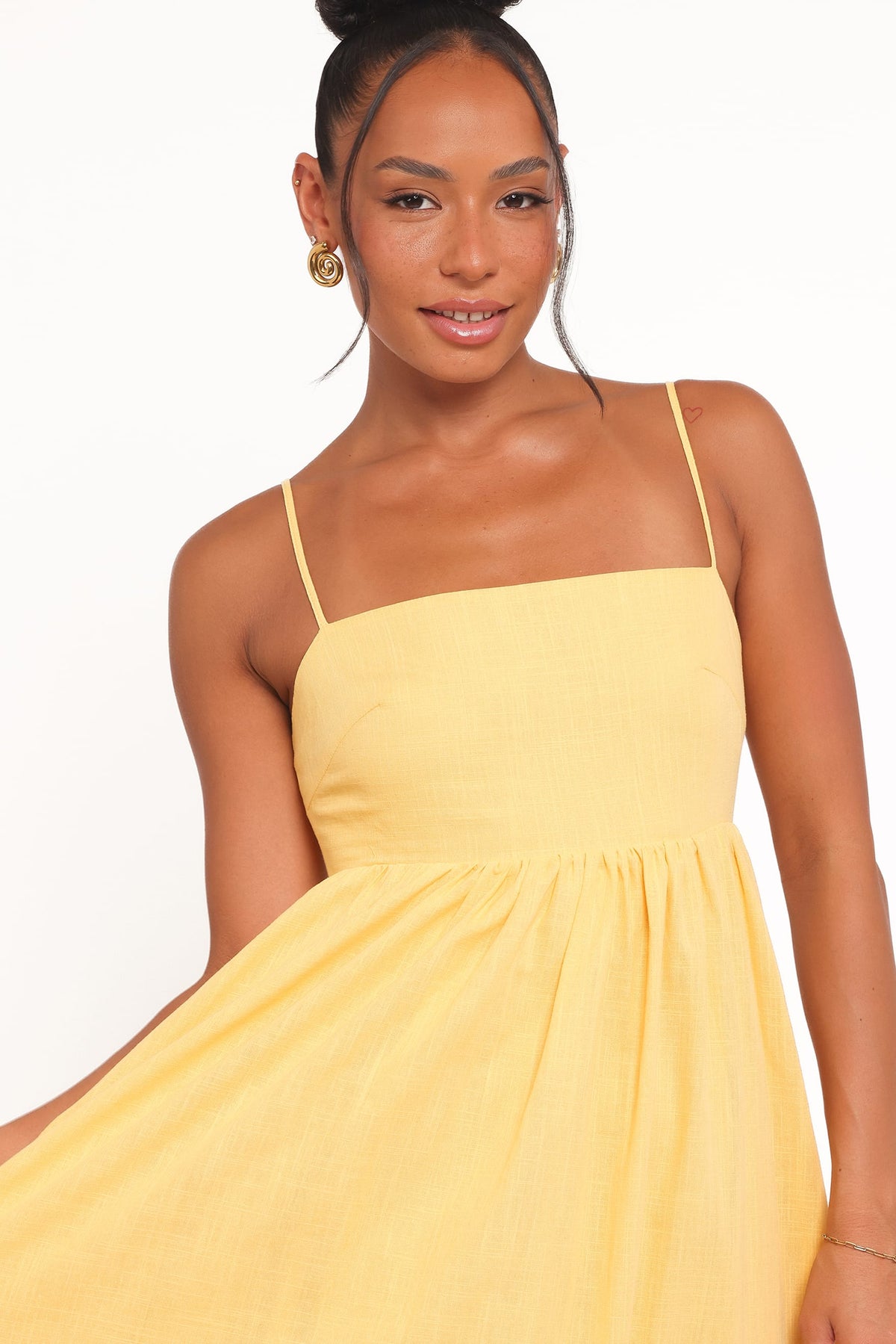 open lace back dress Petal and Pup Women's Kayt Strapless Dress