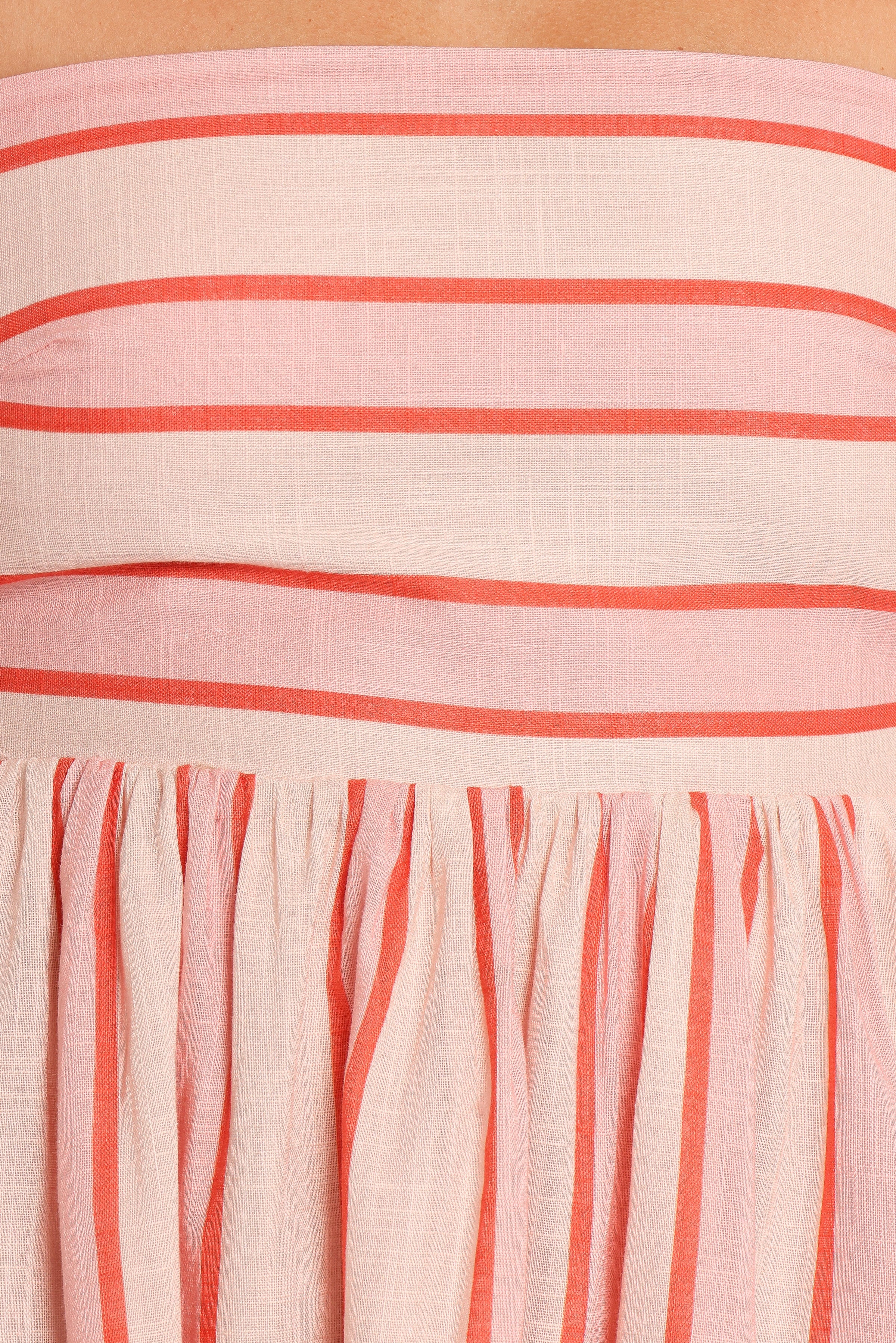 Petal and Pup USA DRESSES Odessa Maxi Dress - Pink Stripe