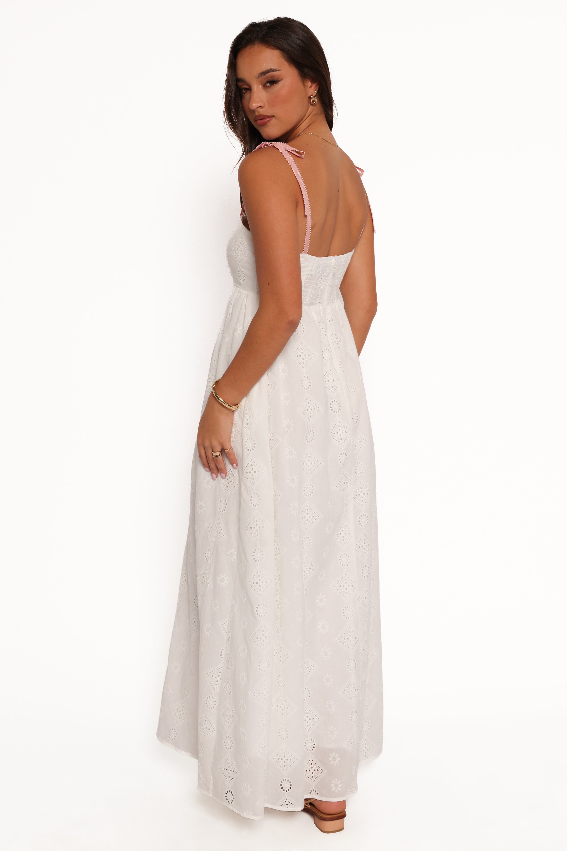 Petal and Pup USA DRESSES Odessa Maxi Dress - White