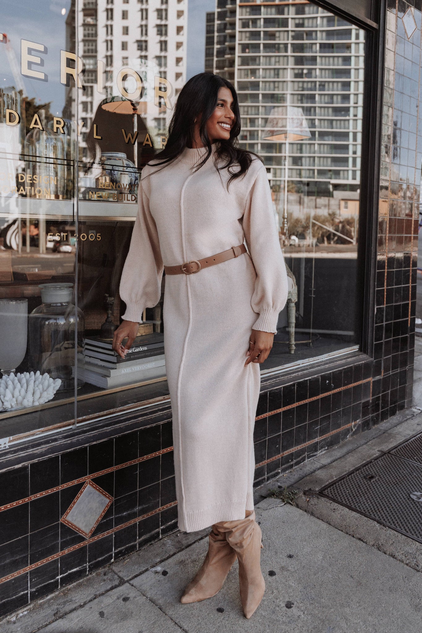 Odile Knit Midi Dress