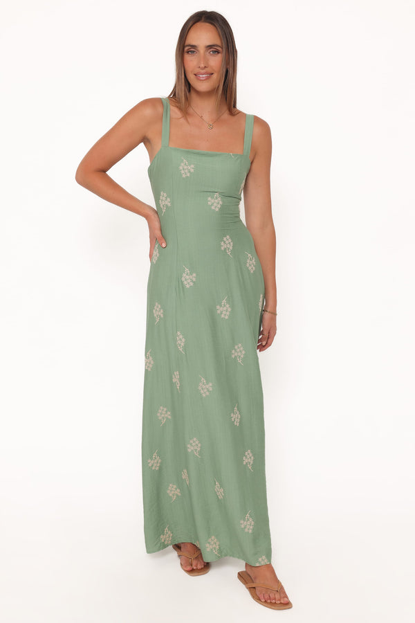 Petal and Pup USA DRESSES Oregon Maxi Dress - Green