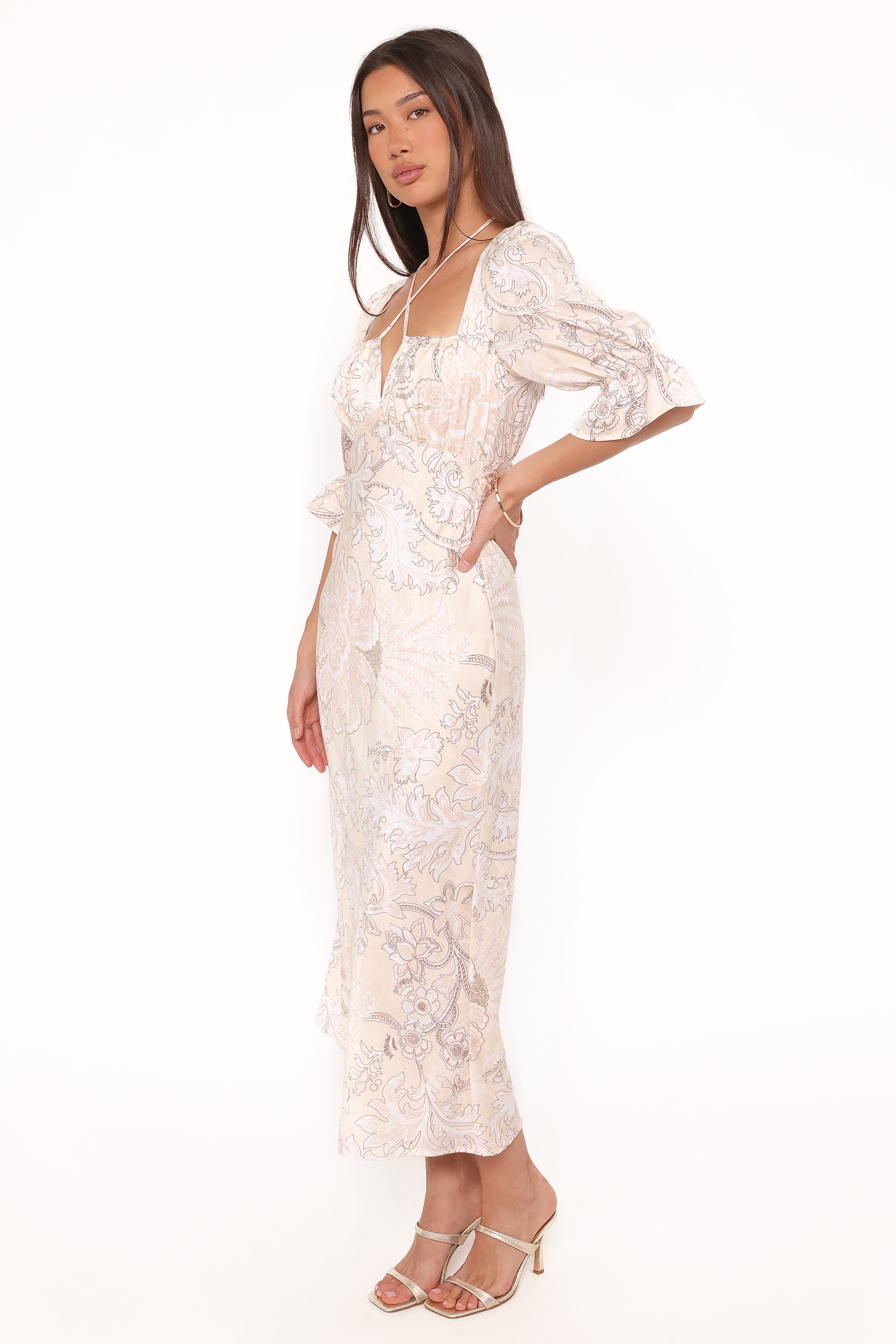 Petal and Pup Women's Pauline Long Sleeve Maxi Dress - Pastel Paisley Petal and Pup Women's Pauline Long Sleeve Maxi Dress - Pastel Paisley