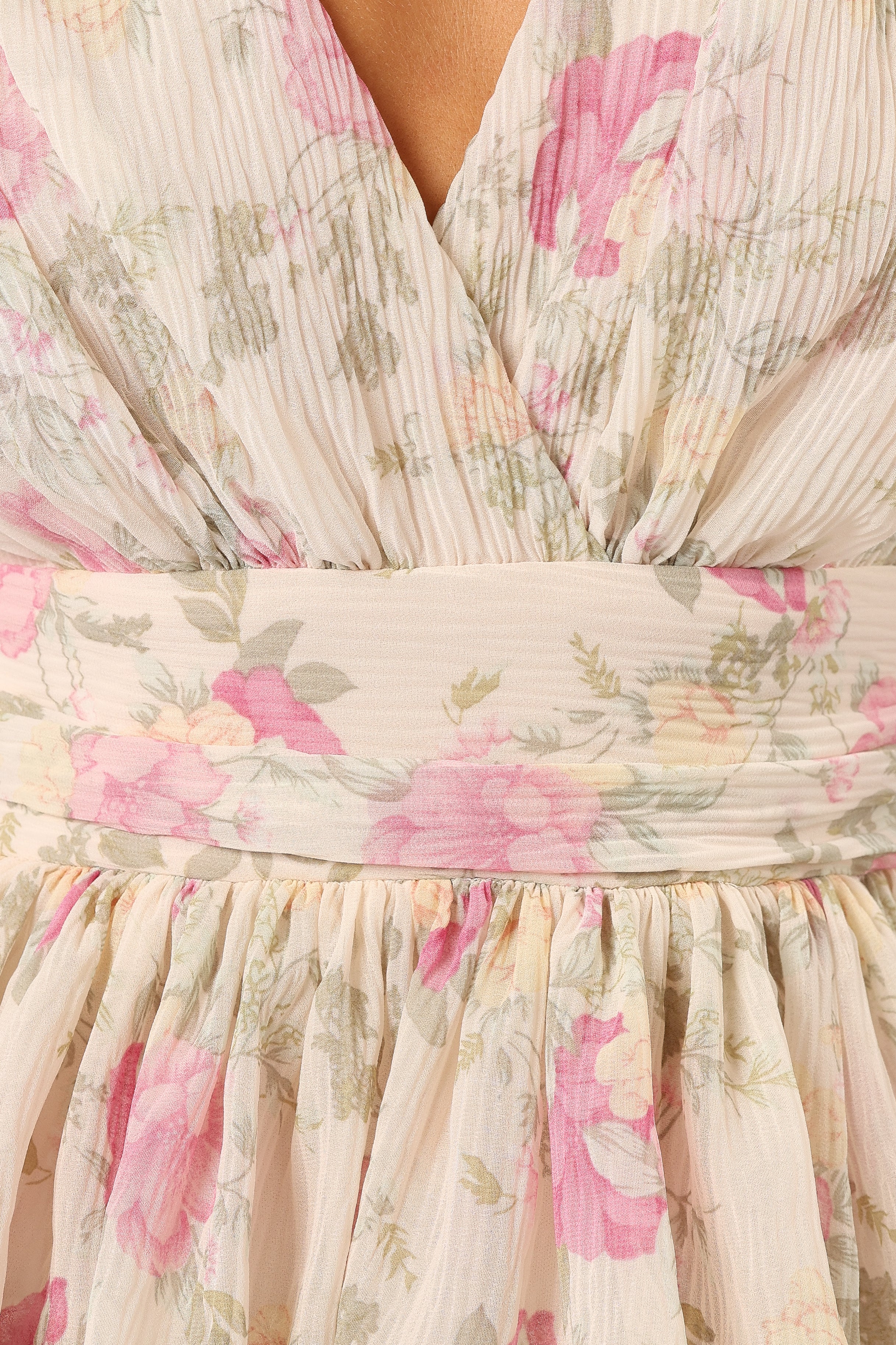 Penelope Ruffle Mini Dress - Cream | Petal & Pup USA