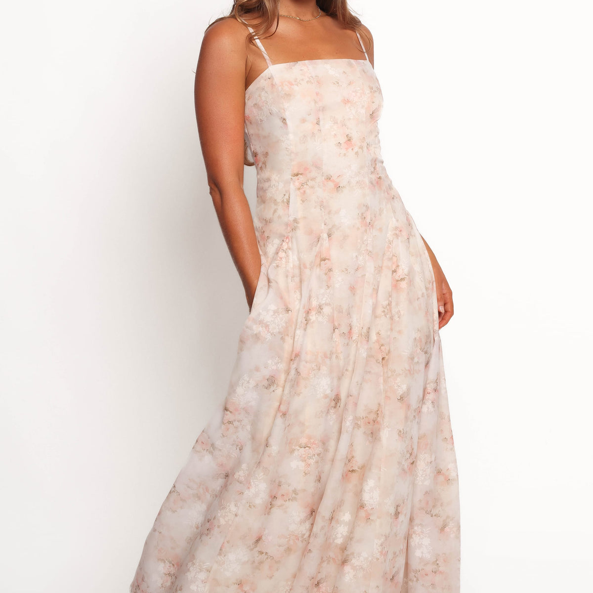 petal and pup beige dress Petal and Pup Women's Helena Dress