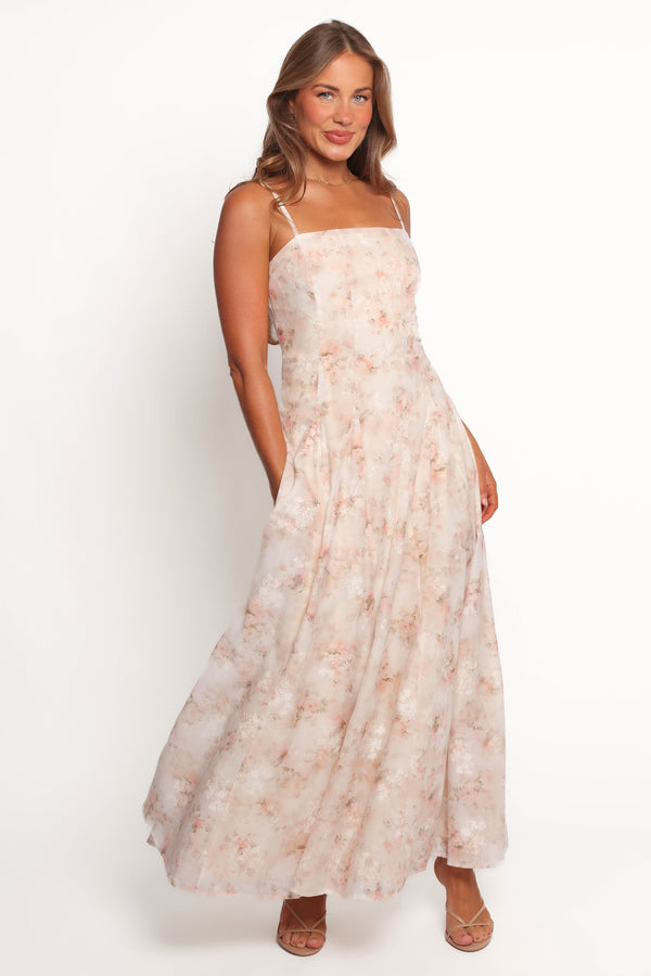 Petal and Pup USA DRESSES Petra Midi Dress - Cream