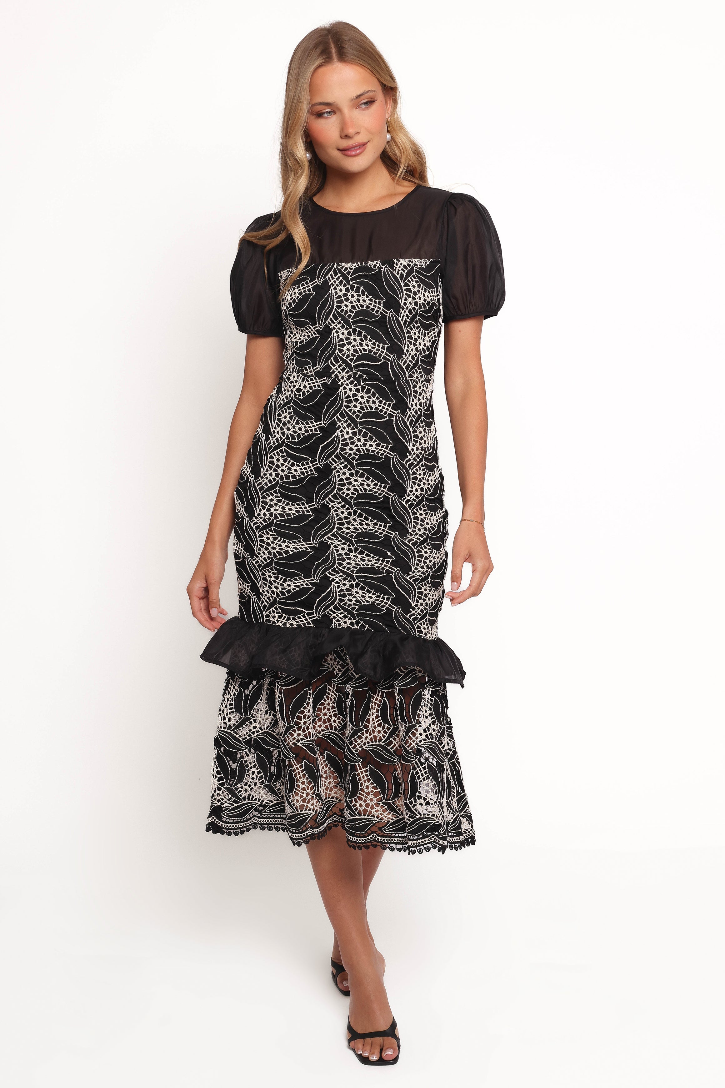 knee length dresses for ladies Petal and Pup Women's Peyton Midi Dress