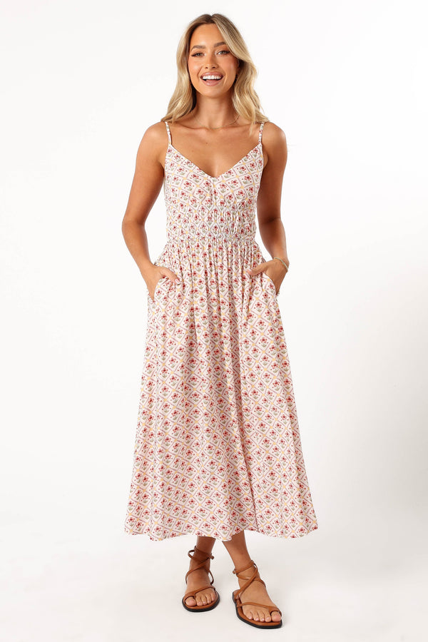 Petal and Pup USA DRESSES Phoeve Midi Dress - Floral