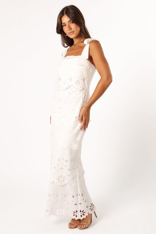 Pippa Maxi Dress - Black Stripe