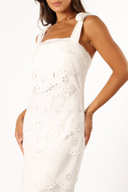 Petal and Pup USA DRESSES Pippa Maxi Dress - Off White