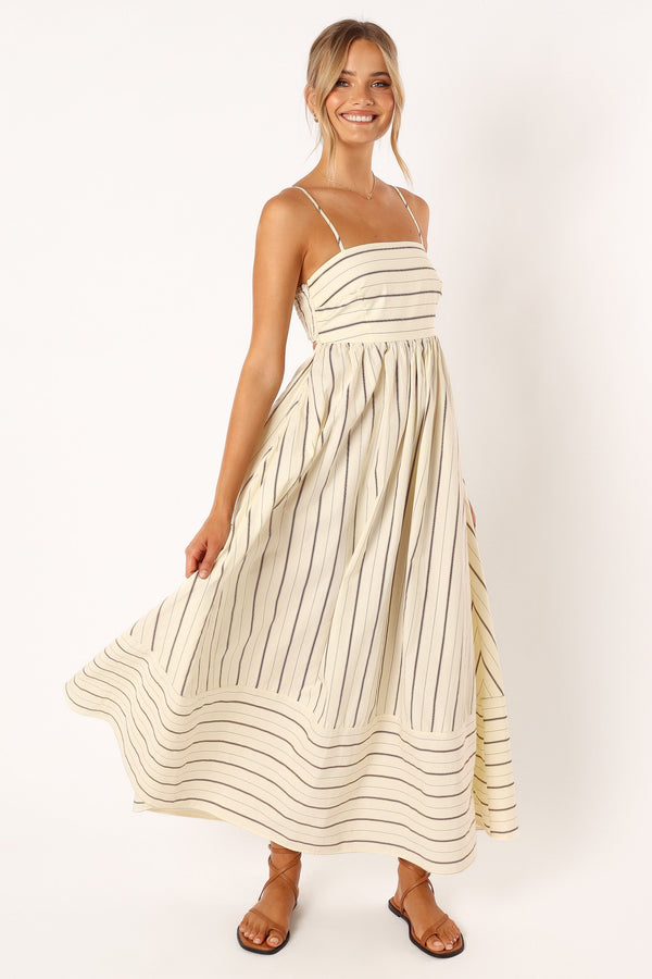 Petal and Pup USA DRESSES Pixie Maxi Dress - Beige Tan