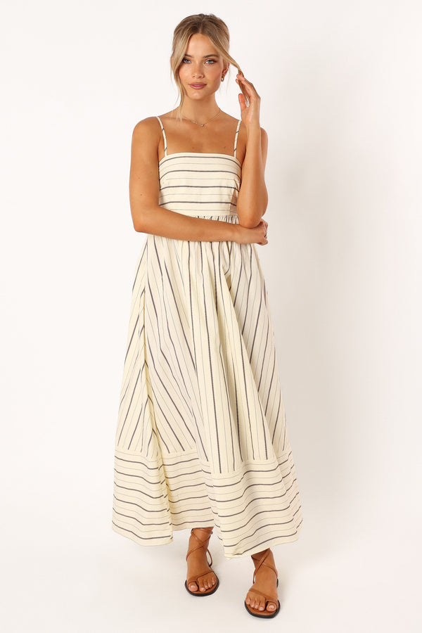 Petal and Pup USA DRESSES Pixie Maxi Dress - Beige Tan