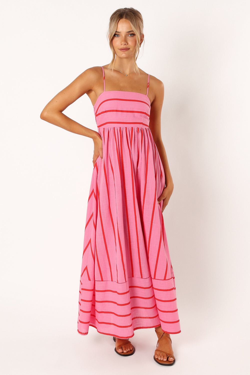 Petal and Pup USA DRESSES Pixie Maxi Dress - Pink Red