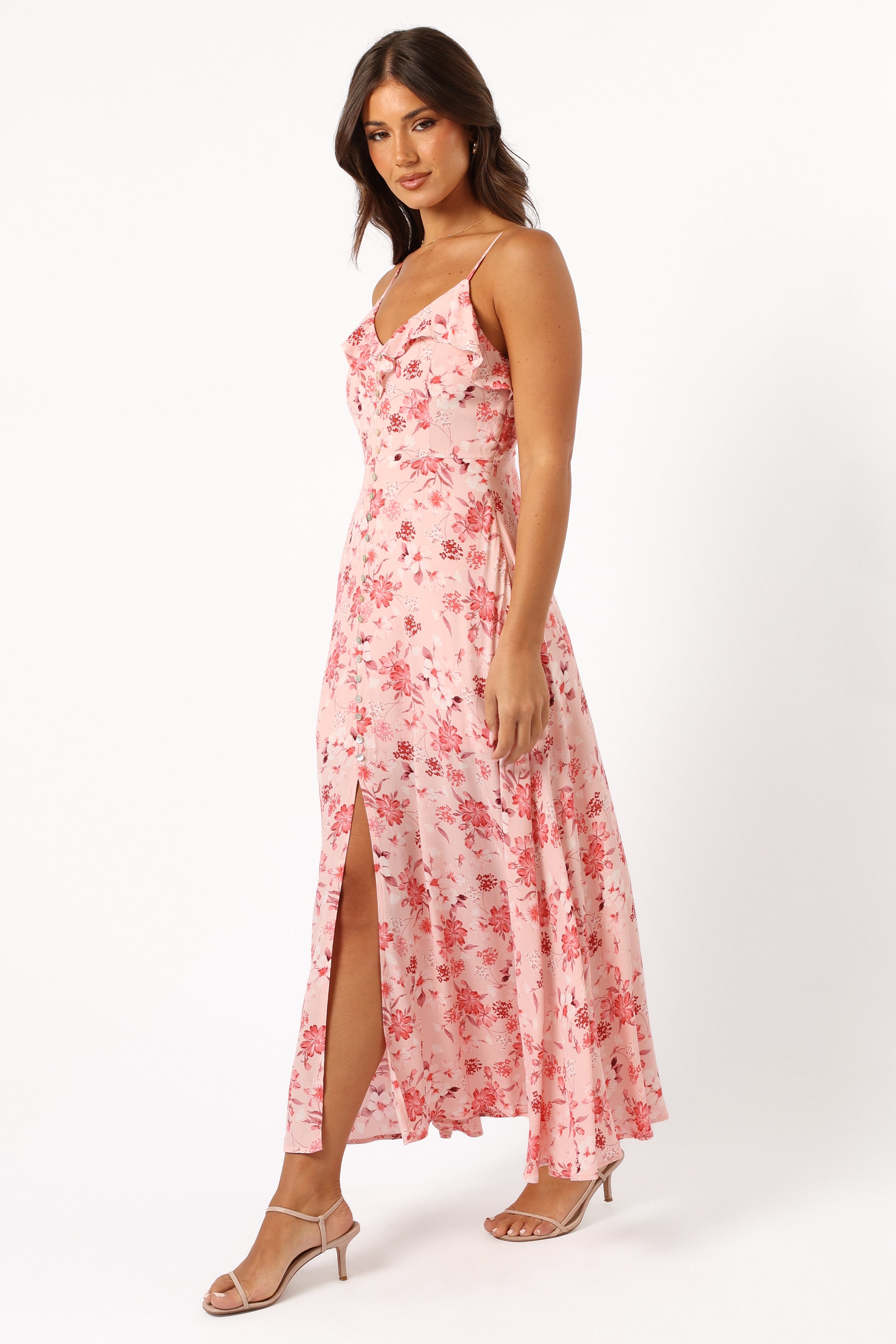 Petal and Pup USA DRESSES Rachel Midi Dress - Blushed Garden