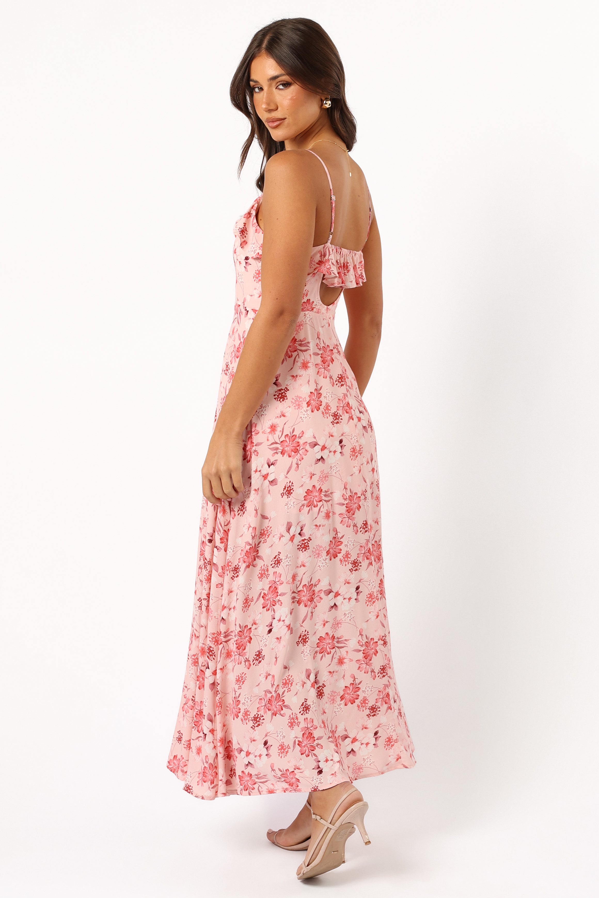 Petal and Pup USA DRESSES Rachel Midi Dress - Blushed Garden