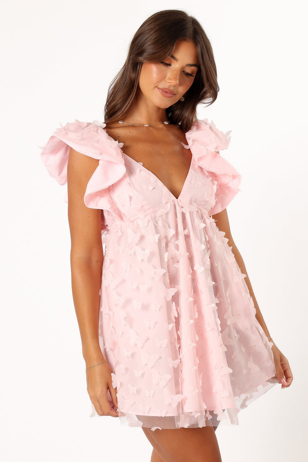 Petal and Pup USA DRESSES Raelyn Mini Dress - Pink