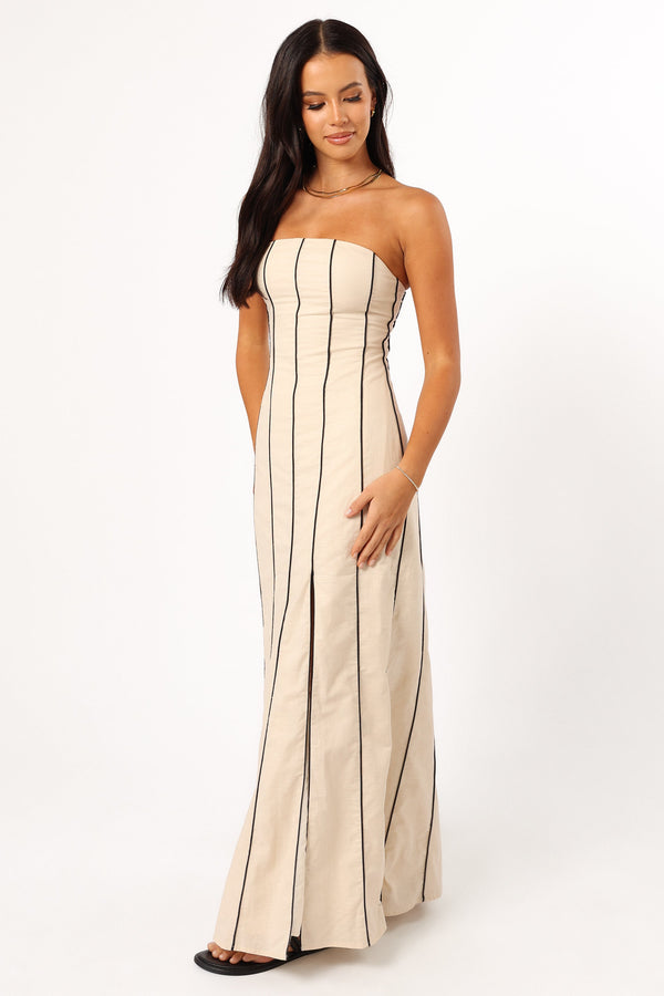 Petal and Pup USA DRESSES Ravello Maxi Dress - Cream